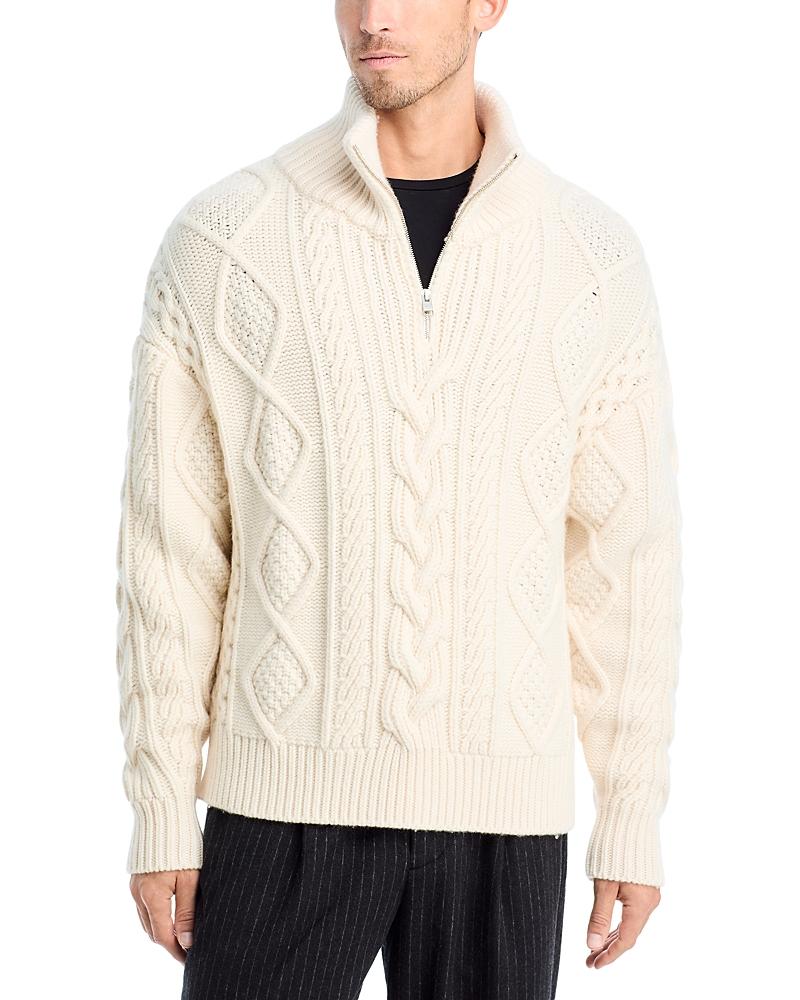 White Zipped sweaters for Men Lyst