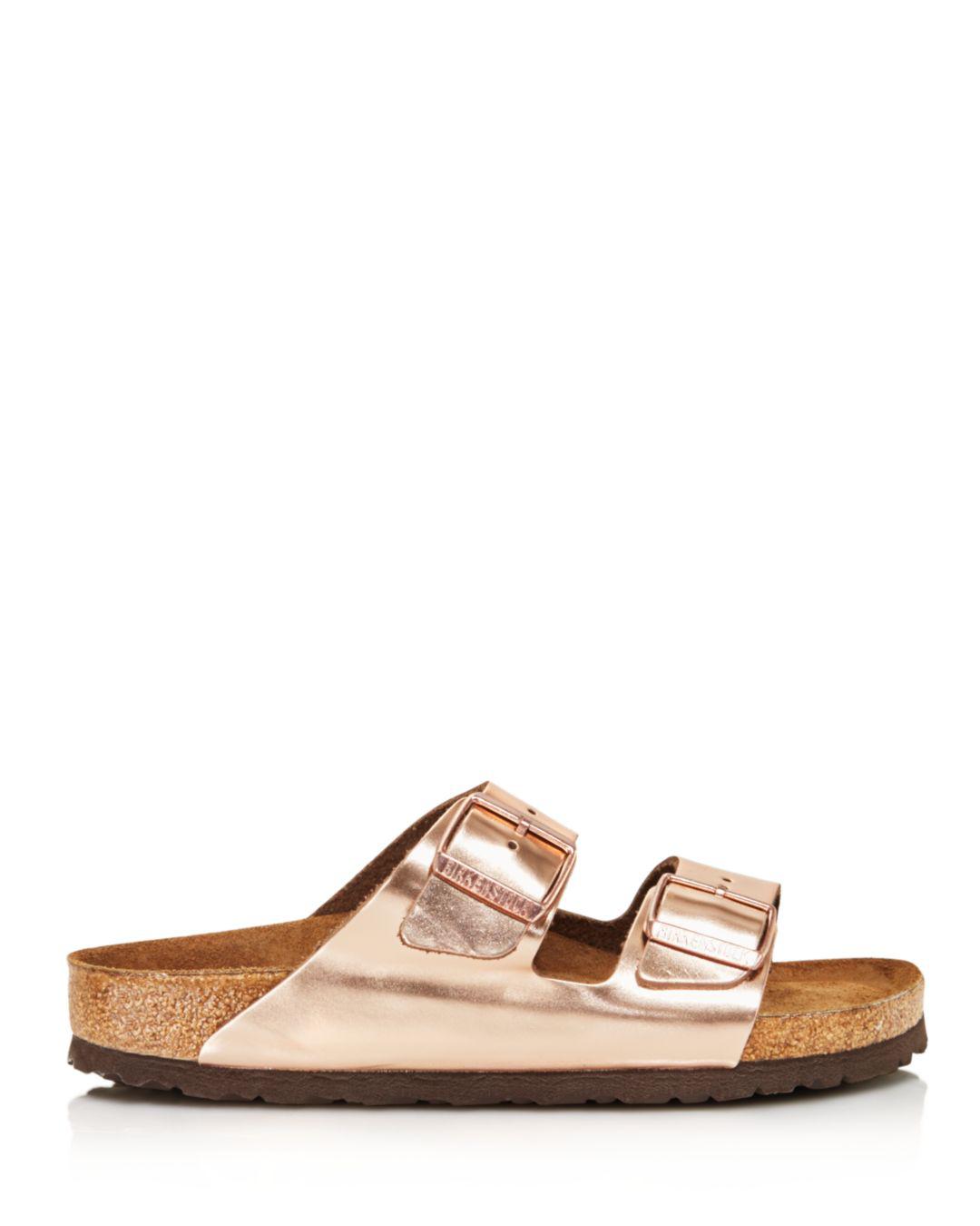 womens orange birkenstock sandals