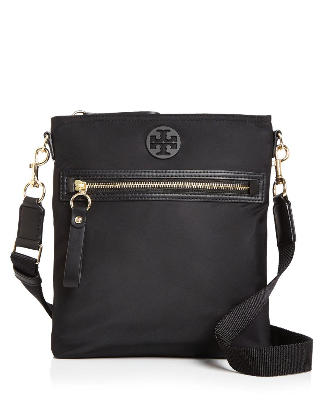 Tory Burch Tilda Nylon Swing Pack Crossbody in Black | Lyst