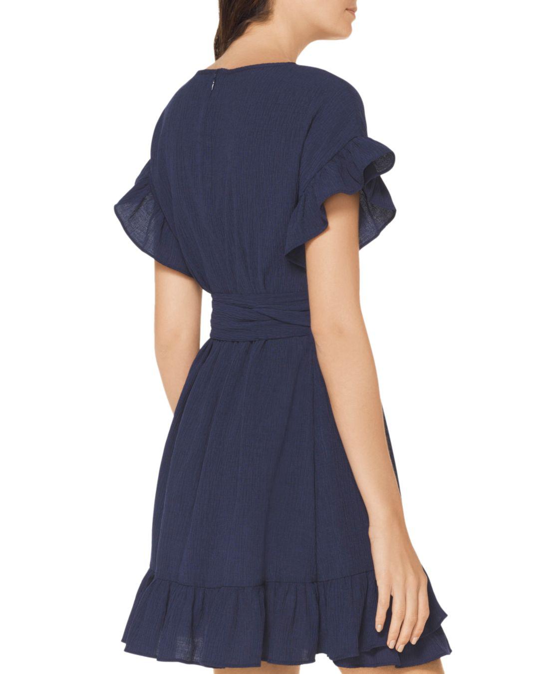 gauze wrap dress