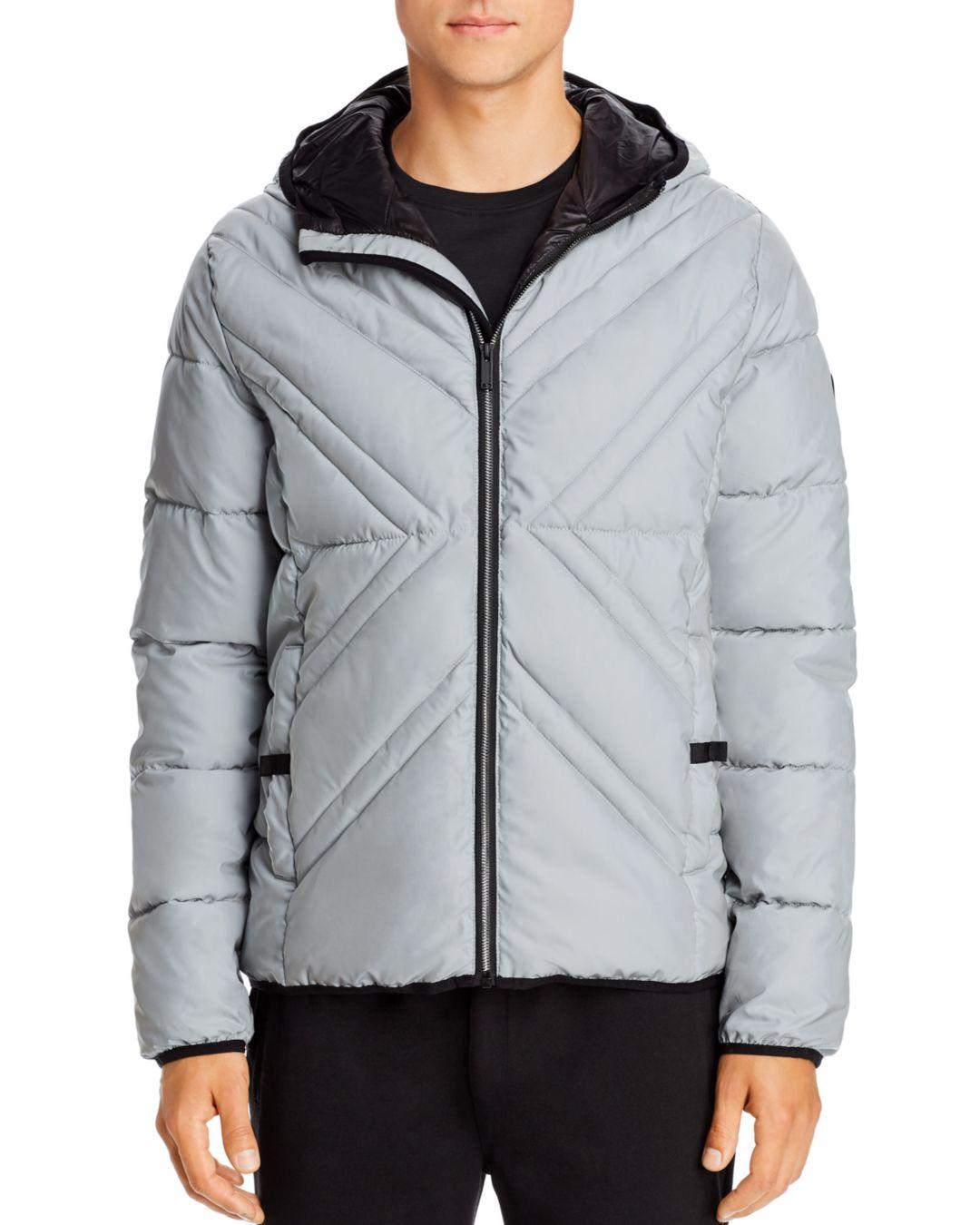 Karl Lagerfeld Synthetic X - Quilted Packable Puffer Jacket in Gray for ...