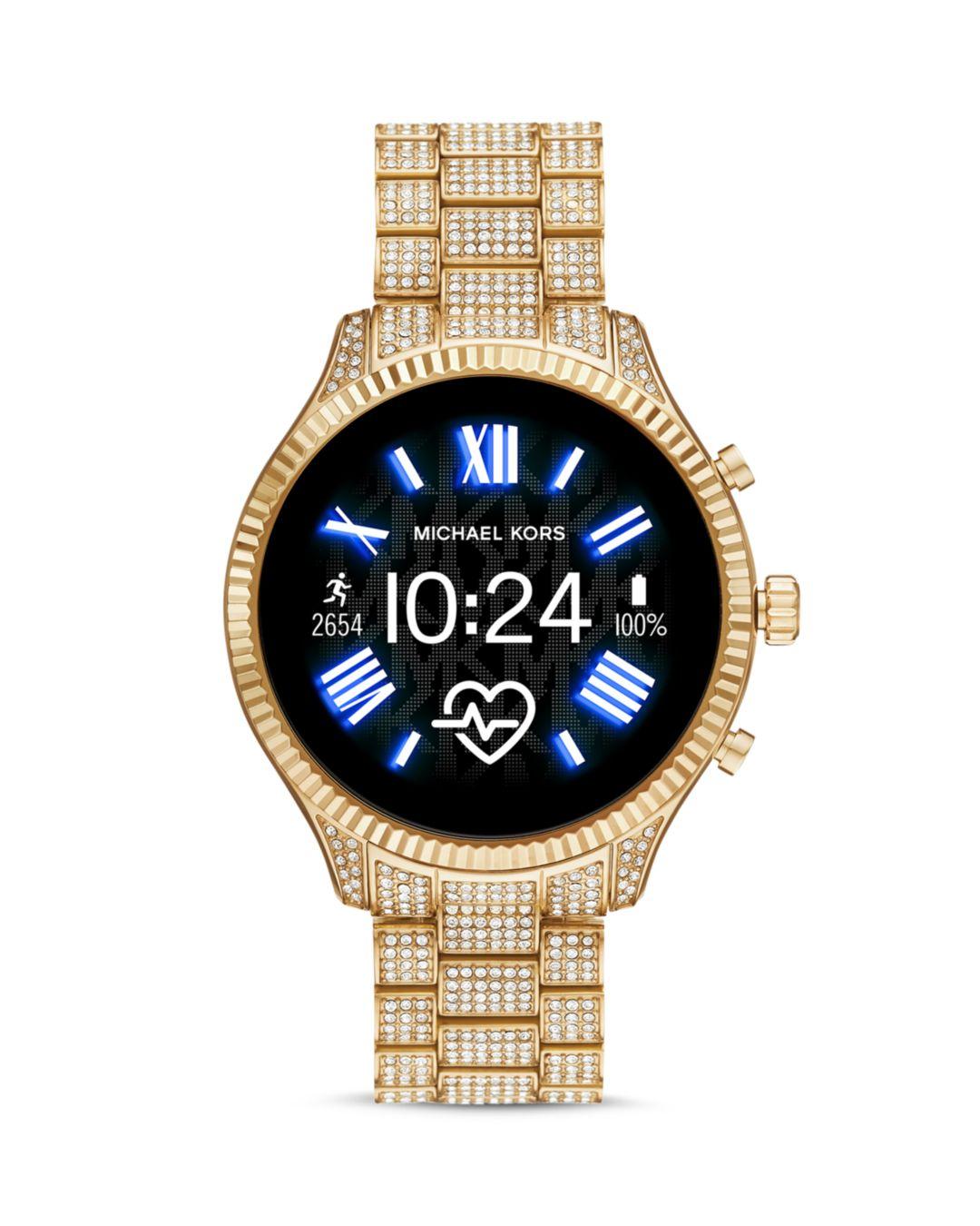Lexington Pavé Gold-tone Smartwatch 