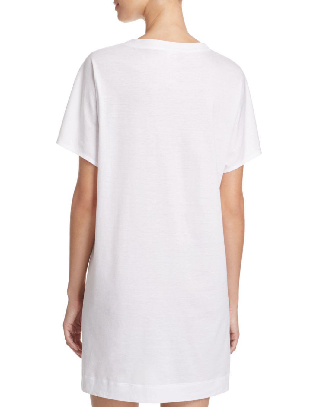 Hanro Cotton Laura Oversized Sleep Tee 