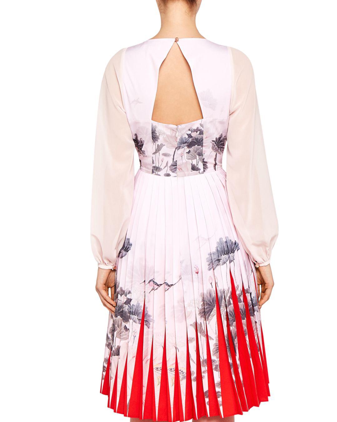 lake of dreams pleated dress
