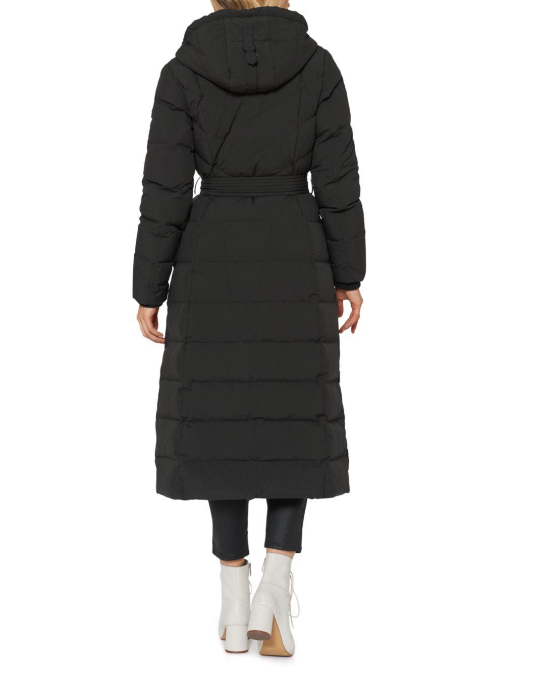 Sanctuary Belted Maxi Puffer Coat in Black Lyst