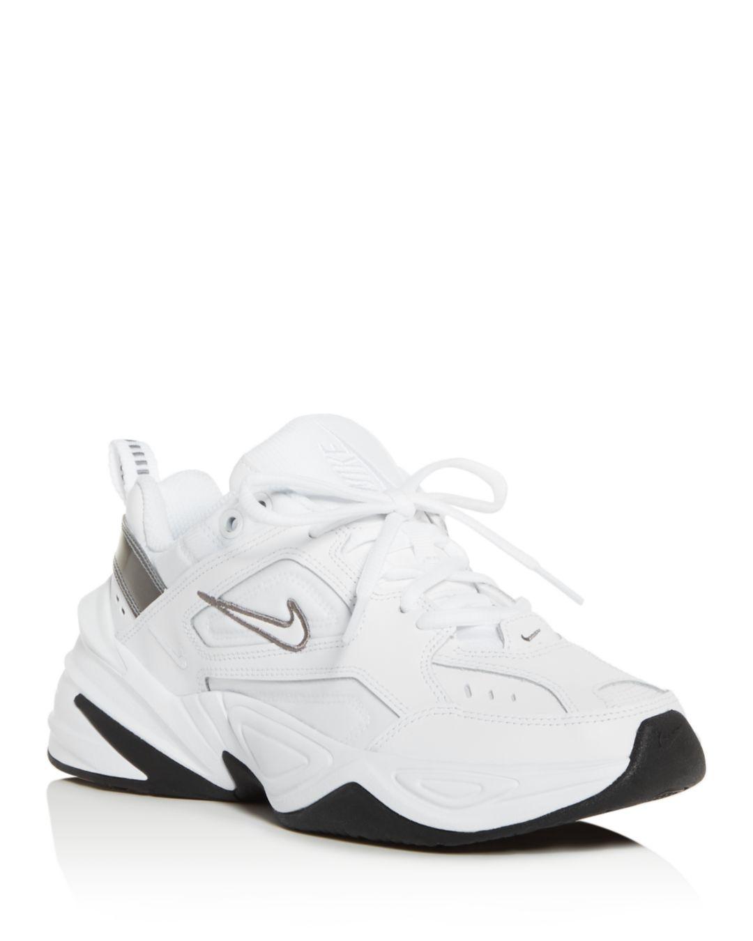 Nike Women's M2k Techno Low - Top Sneakers in White/Cool Gray/Black (White)  - Lyst