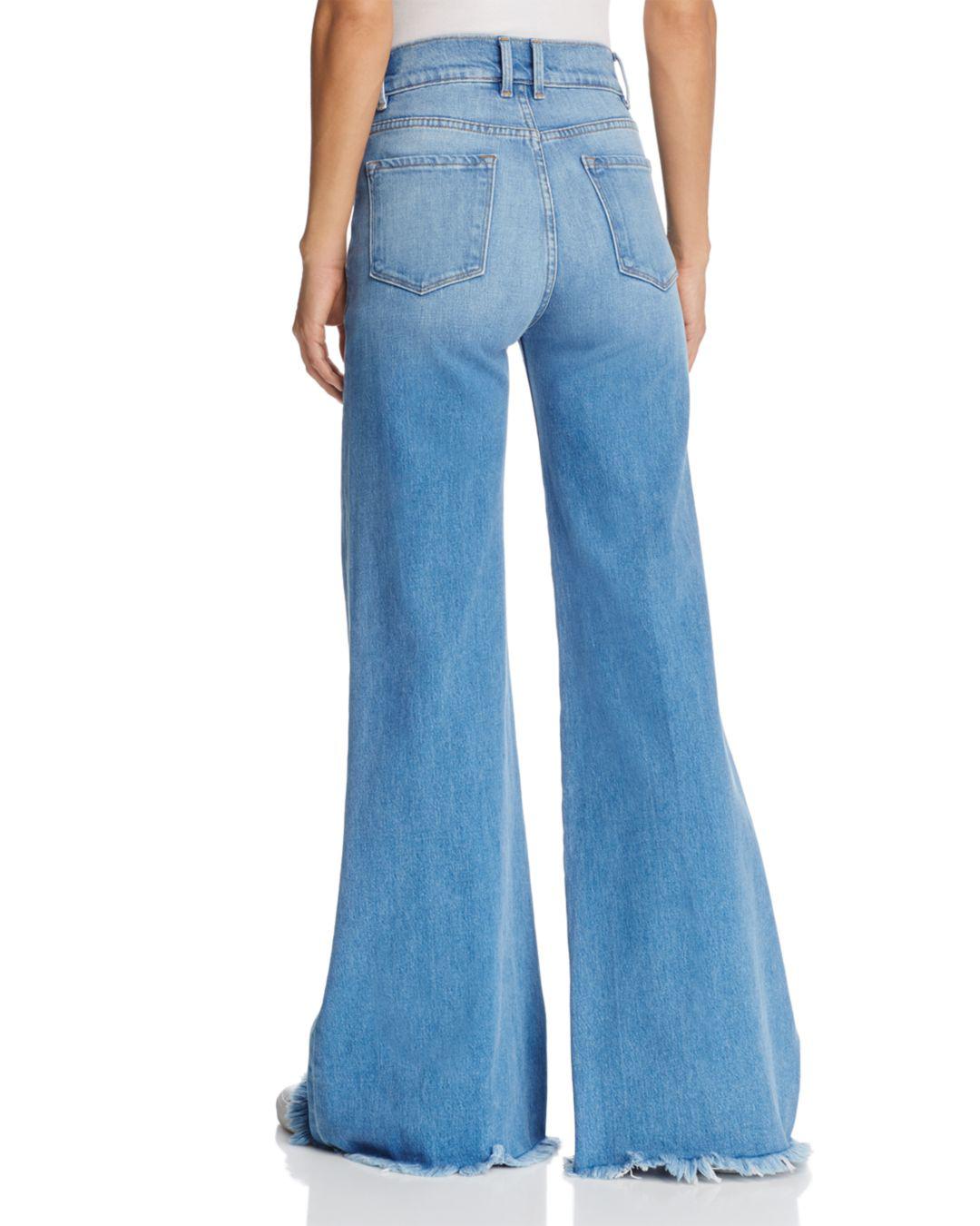 FRAME Denim Le Palazzo Jeans In Opus in Blue - Lyst