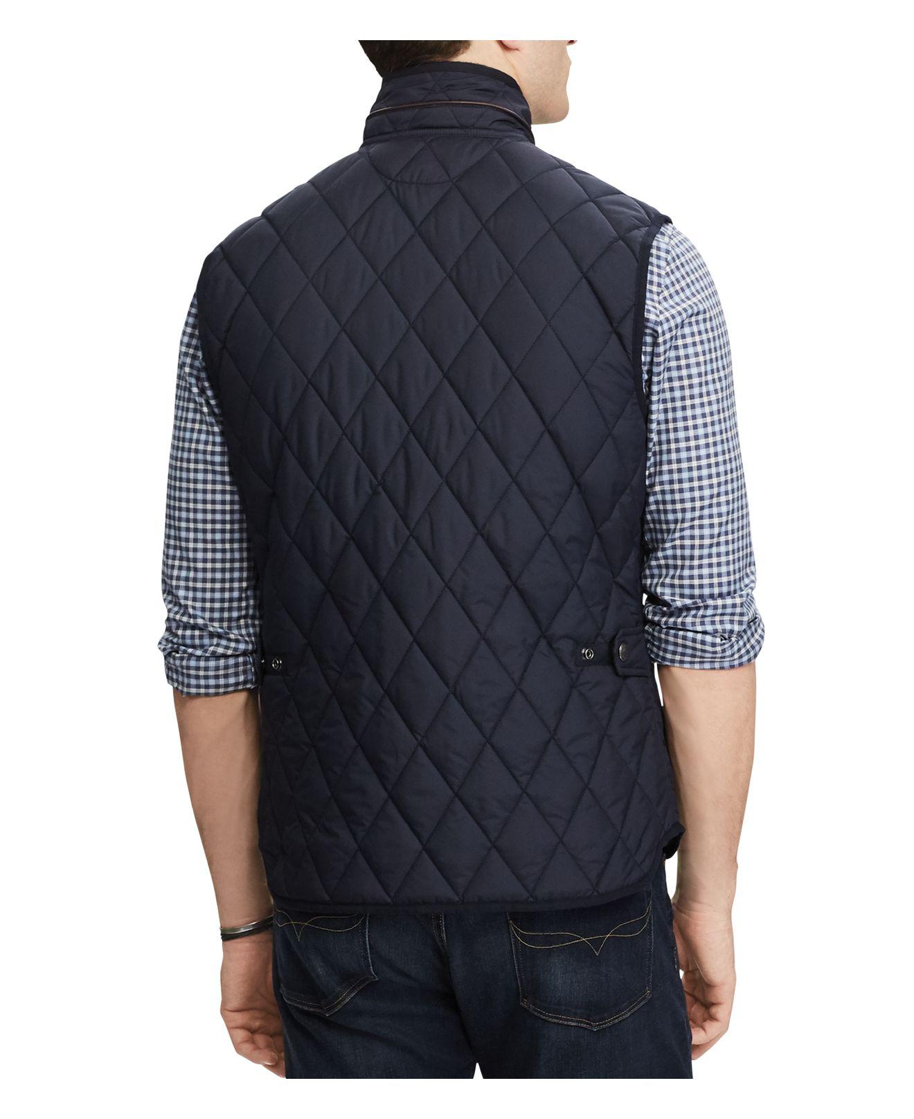 polo iconic quilted vest