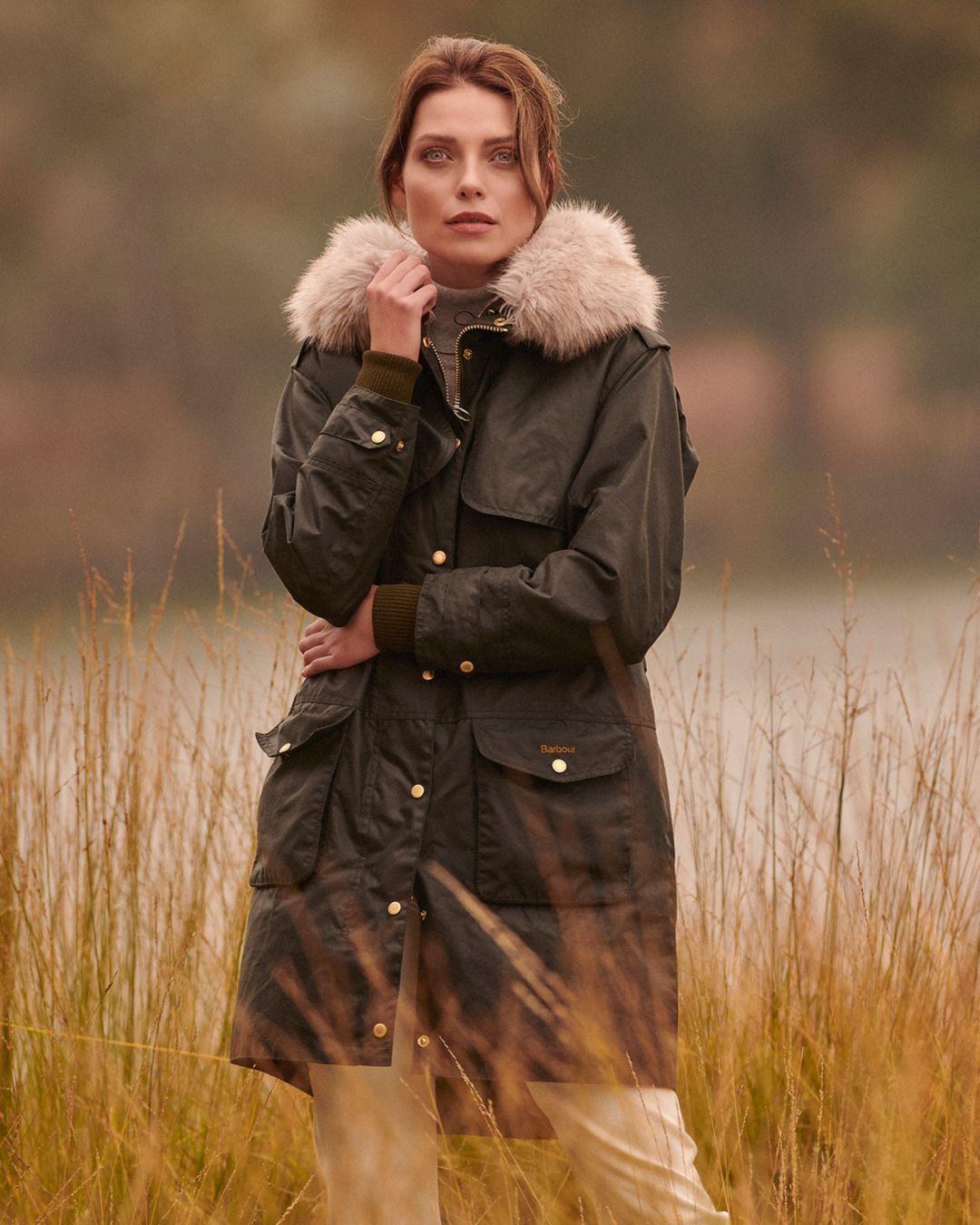 barbour mink coat