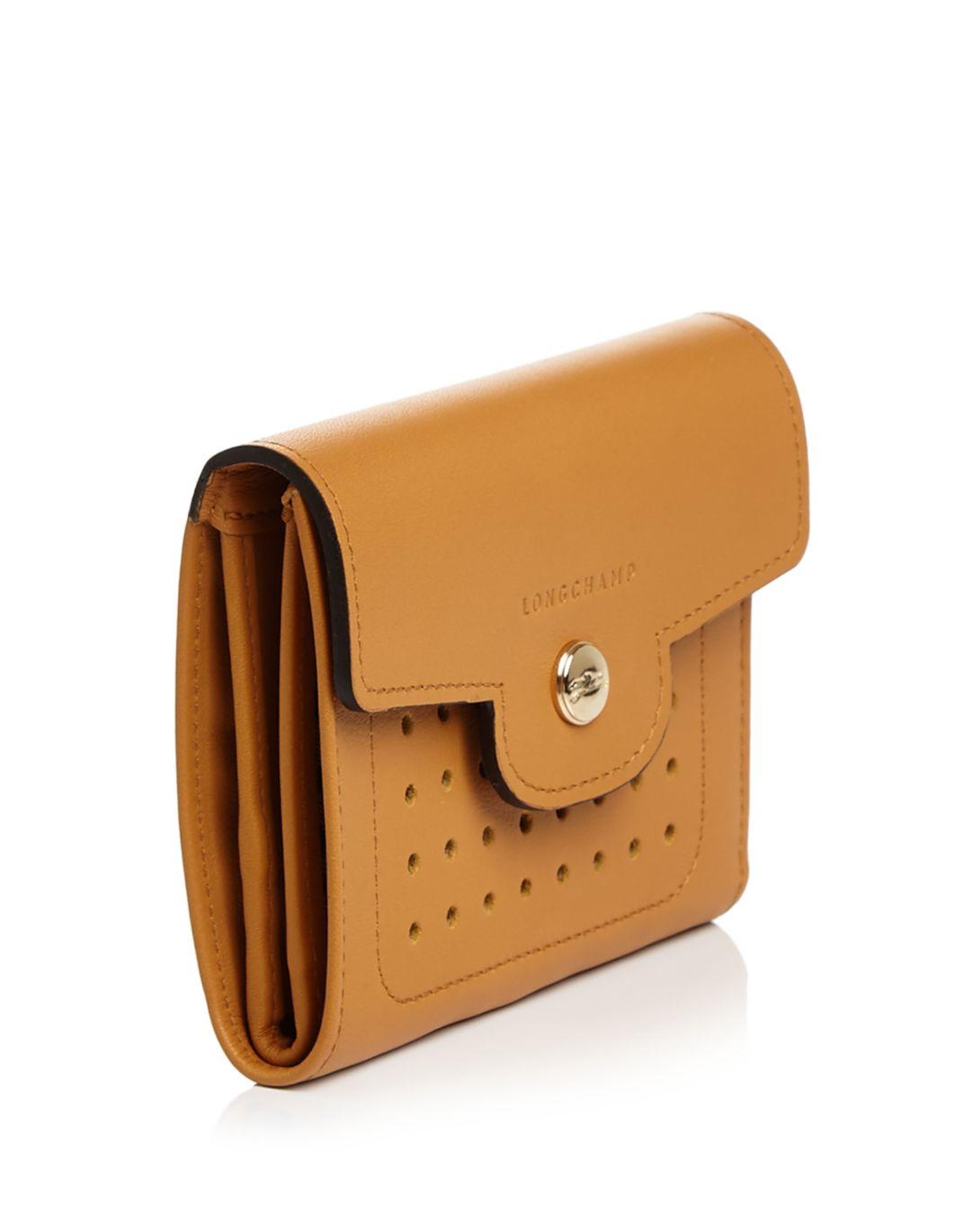 Longchamp Mademoiselle Mini Leather Wallet - Lyst