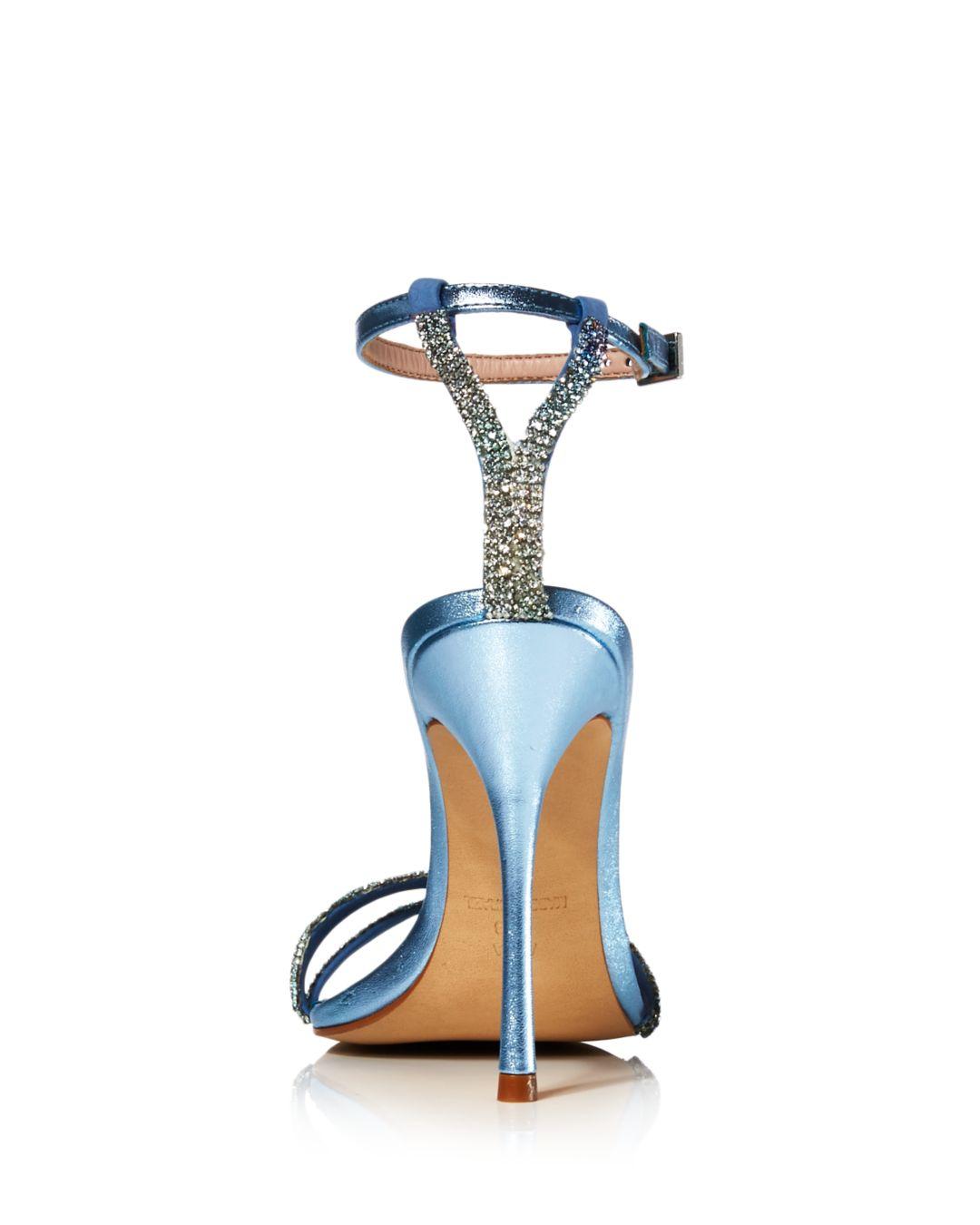 Aqua Blue High Heels