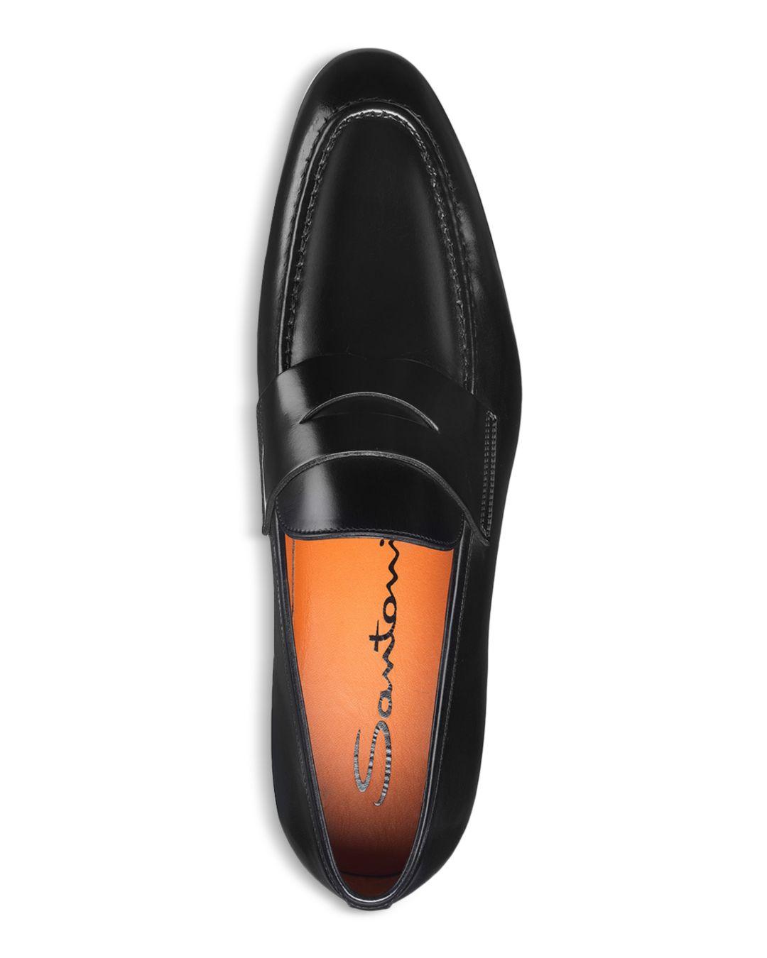 Santoni Gavin Slip On Penny Loafers in 