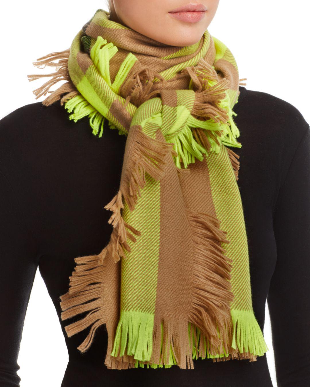 burberry mega fringe scarf