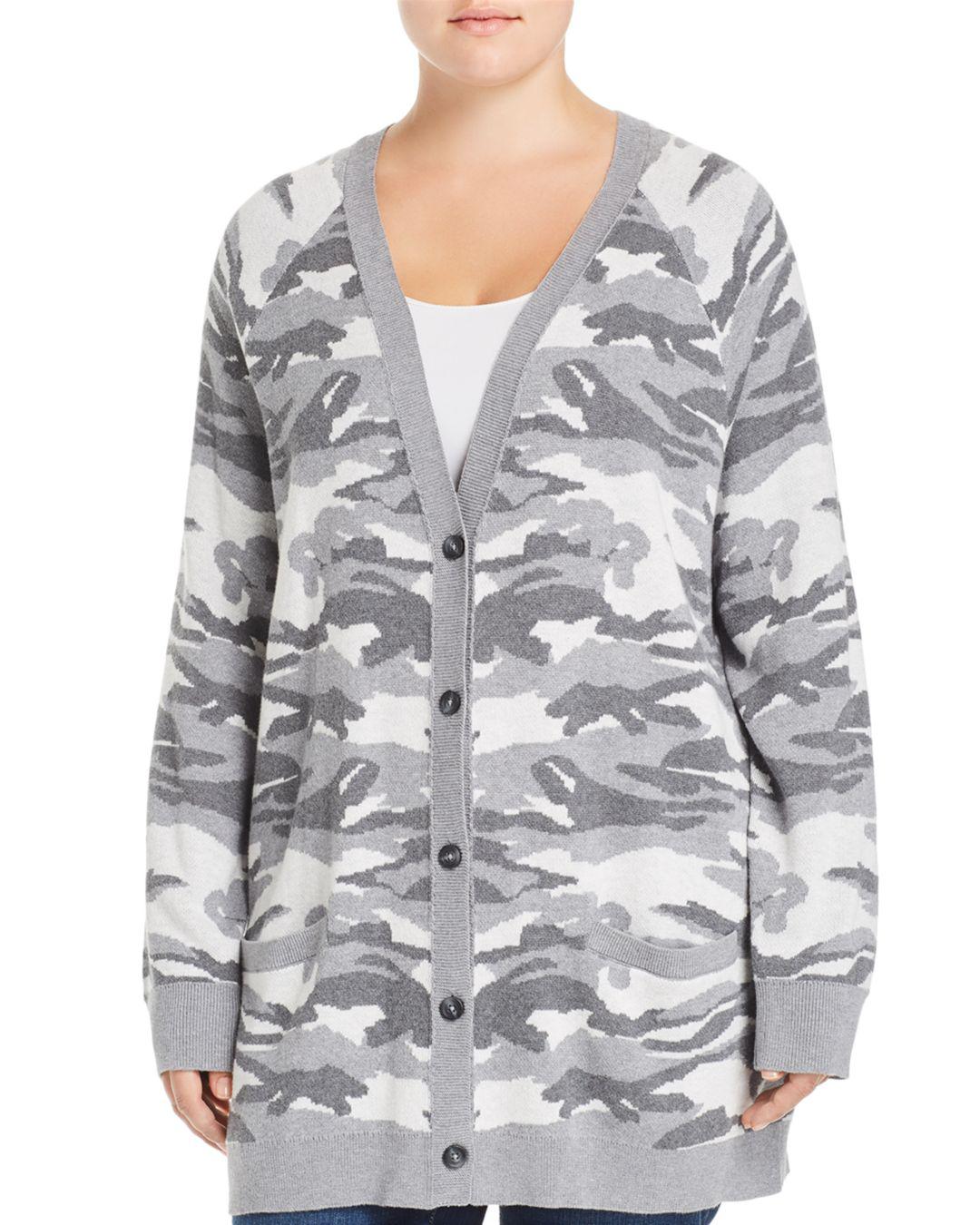 lucky brand camo cardigan