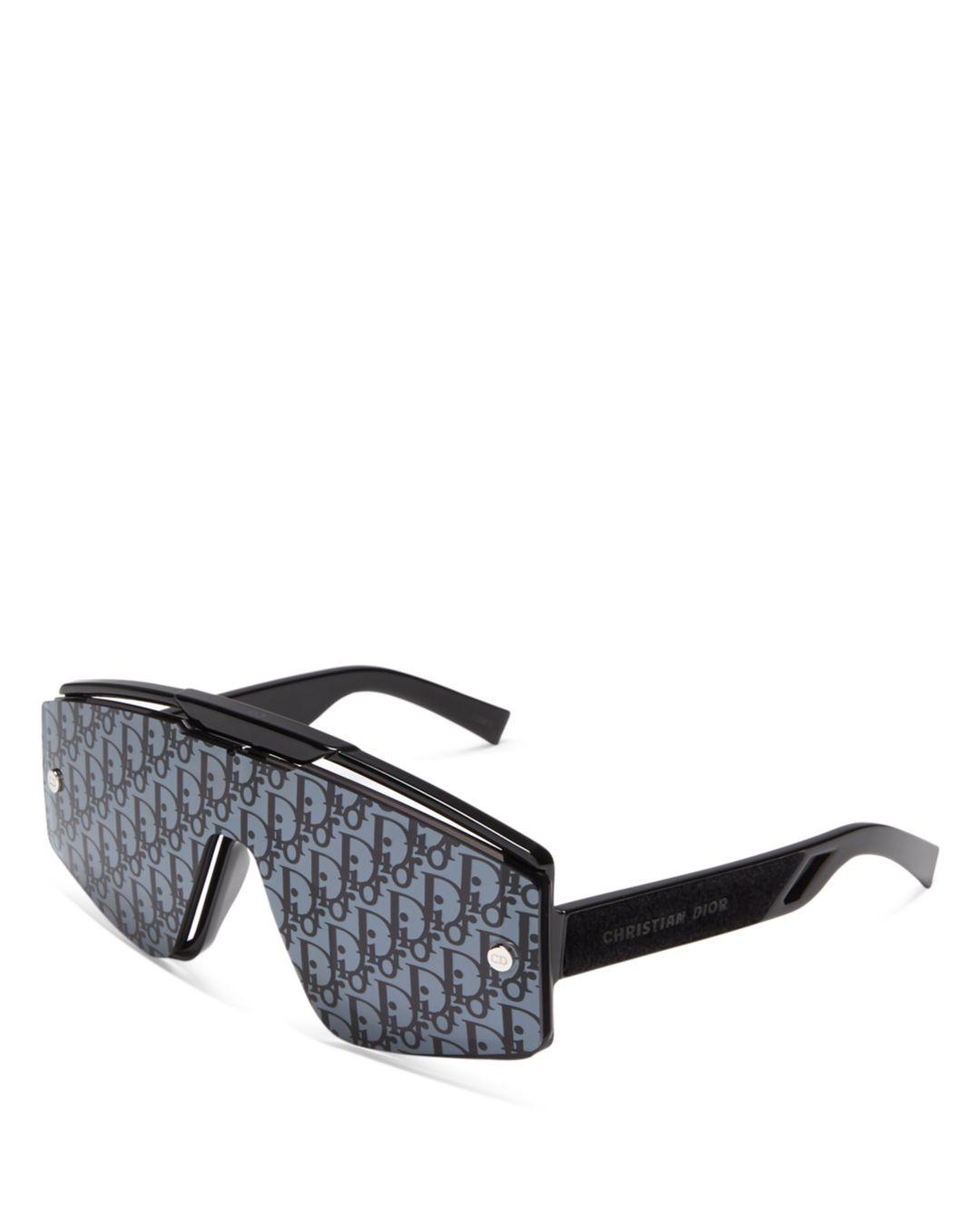 Dior Xtrem Mu Mask Sunglasses With Interchangeable Lenses in Black