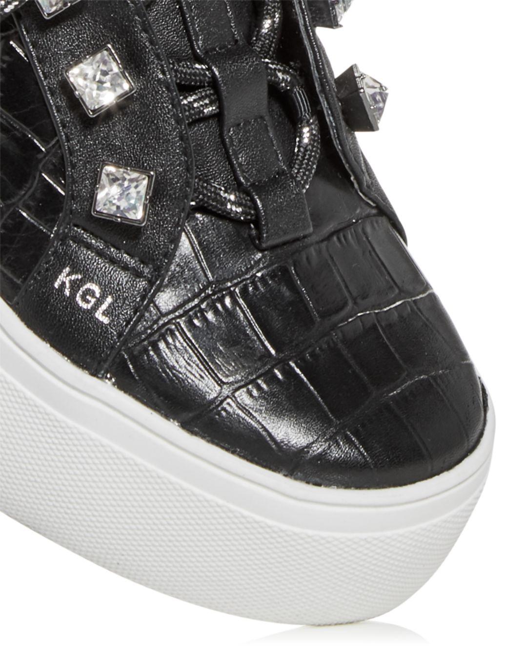 kurt geiger denny black croc