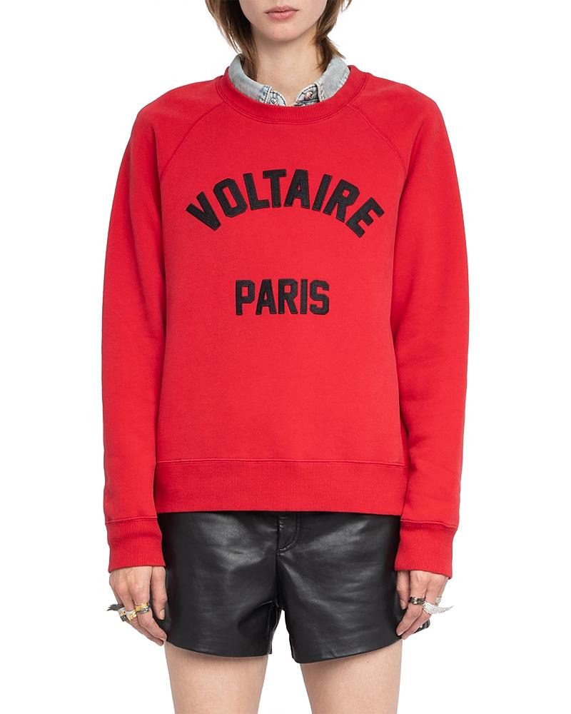 Zadig ＆ Voltaire ジャディック スウェットシャツ　ワインレッド Zadig & Voltaire Sweatshirts for Women | Online Sale up to