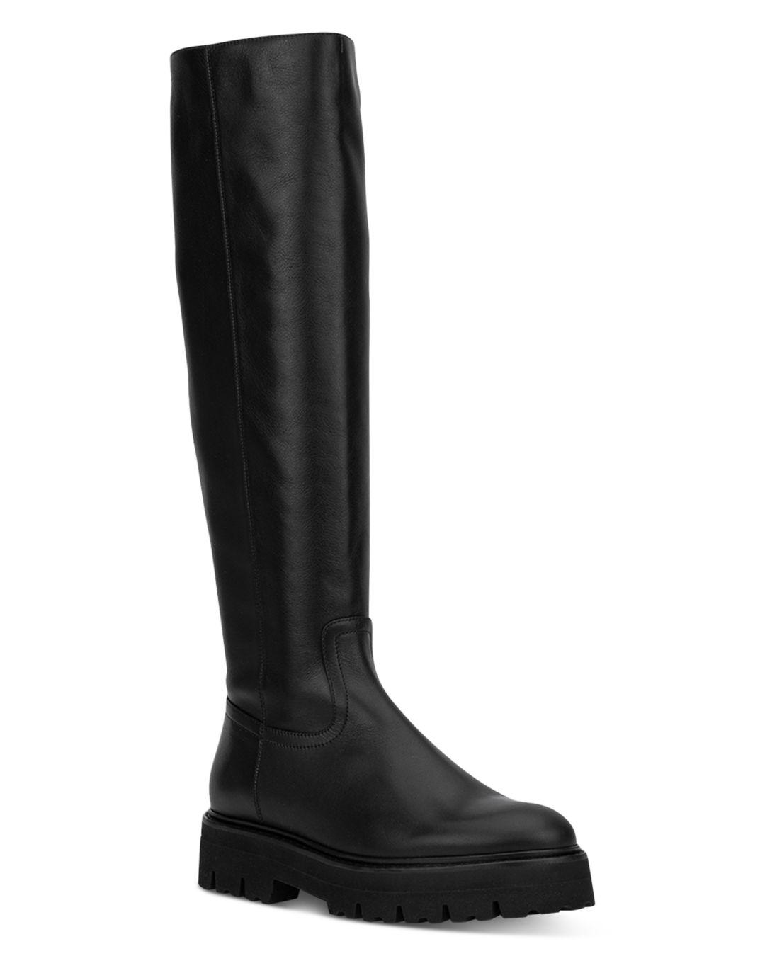 Aquatalia Sheya Tall Boots in Black | Lyst