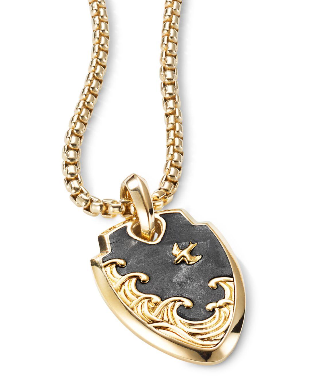 David Yurman 18k Yellow Gold Waves 