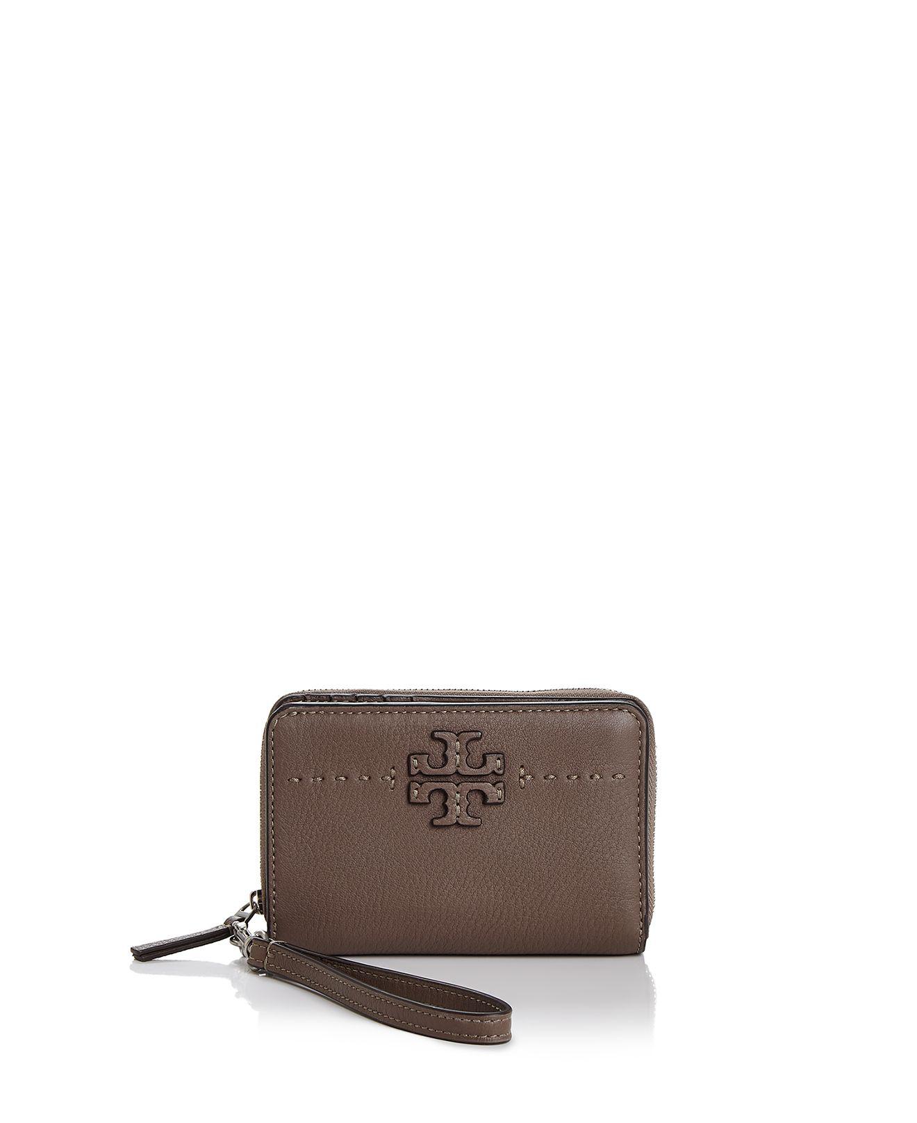 Tory Burch Mcgraw Leather Bifold Wallet - Lyst