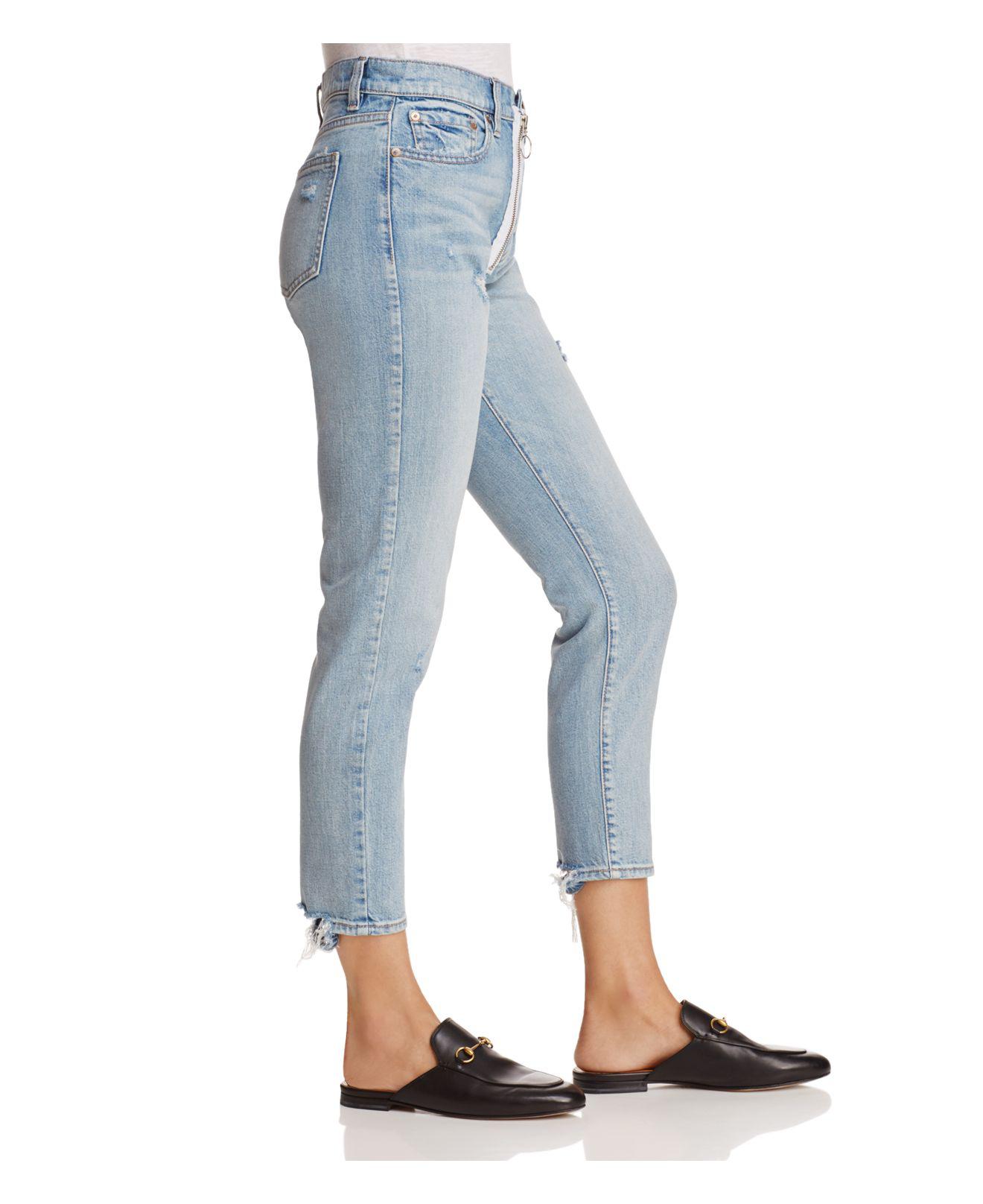 Lyst - Pistola Nico High-rise Exposed Zip Skinny Jeans In Lexington Lux ...