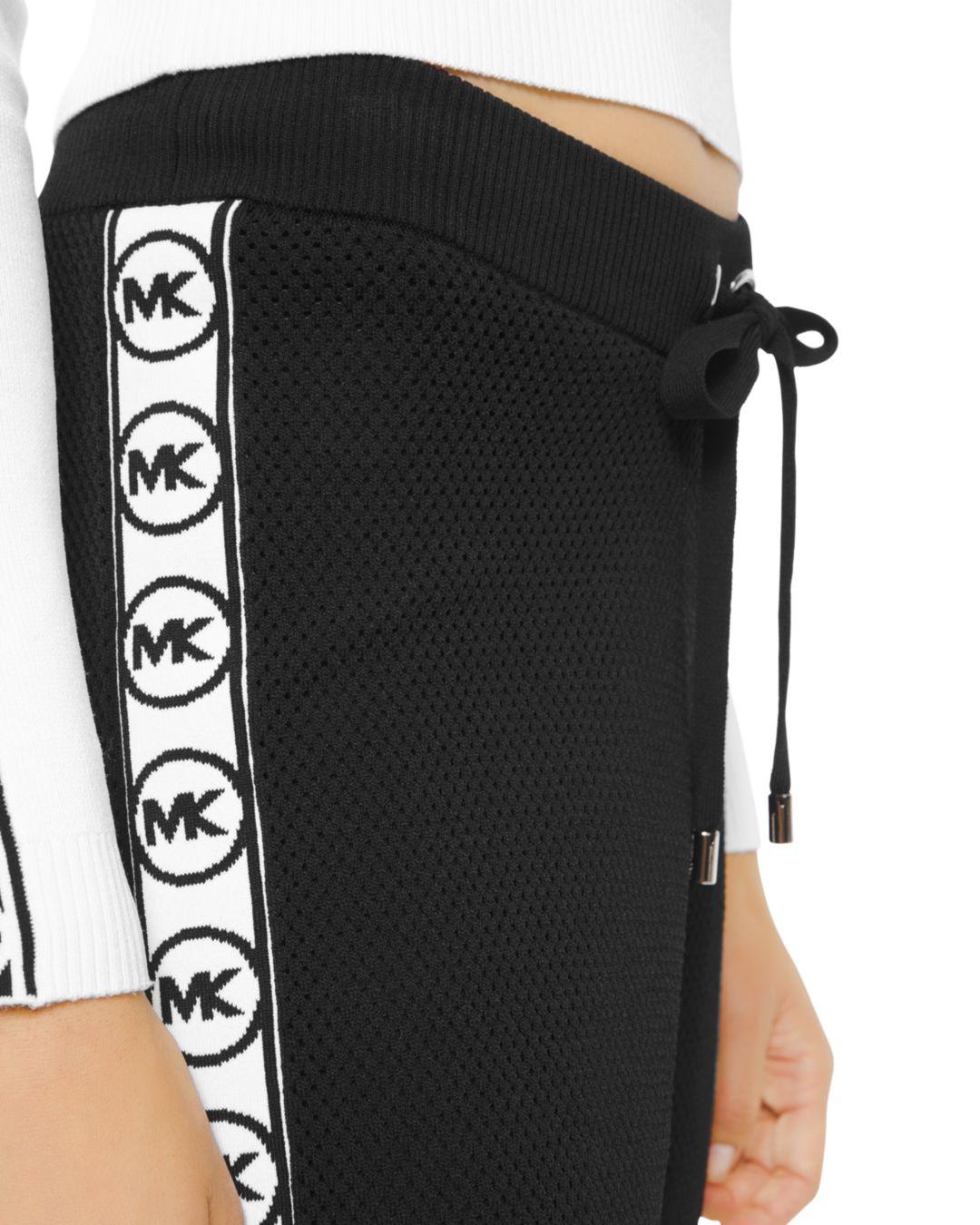 mesh jogger pants