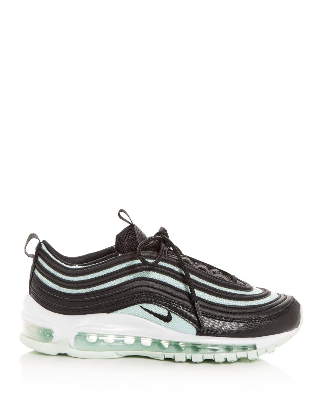 Black Women's Air Max 97 Low Top Sneakers Black Women's Air Max 97 Low Top Sneakers