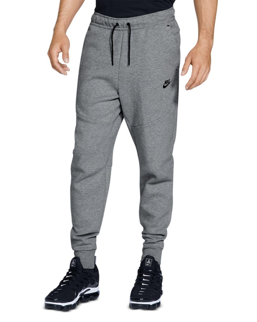 dark grey tech fleece joggers