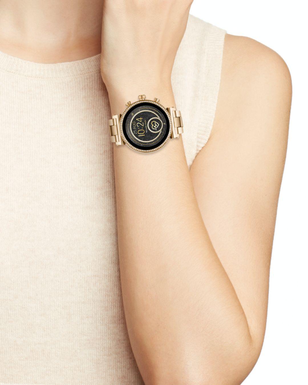 Sofie Rose Gold-tone Smartwatch | Lyst 