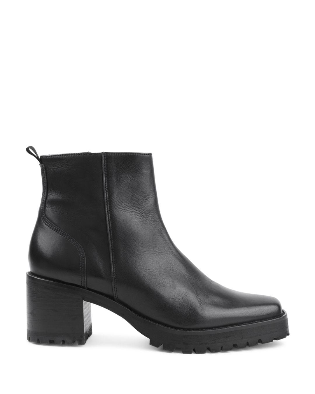 Andre Assous Leather Women's Milla Booties in Black - Lyst
