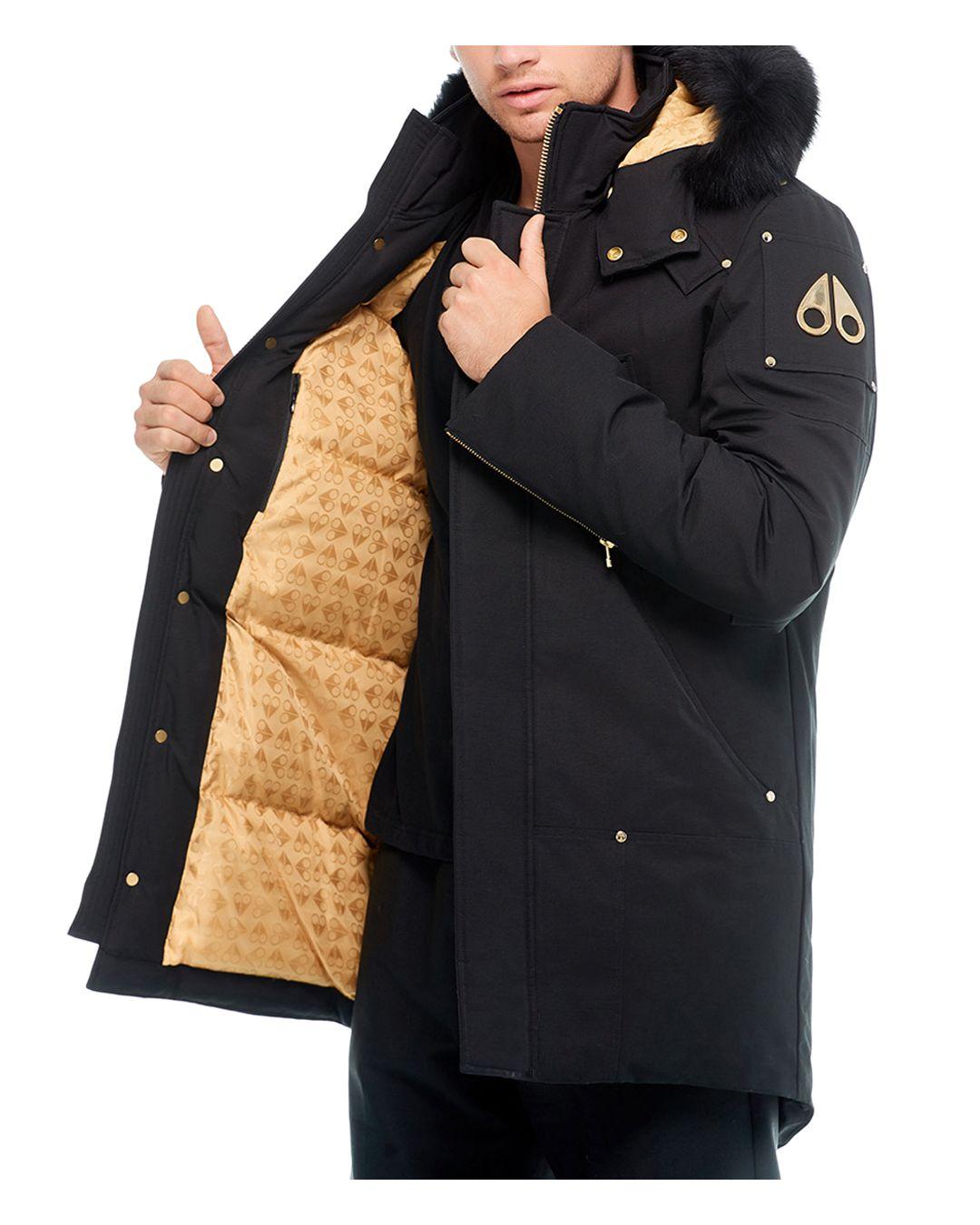 Moose Knuckles Stag Lake Down Parka in Black for Men | Lyst