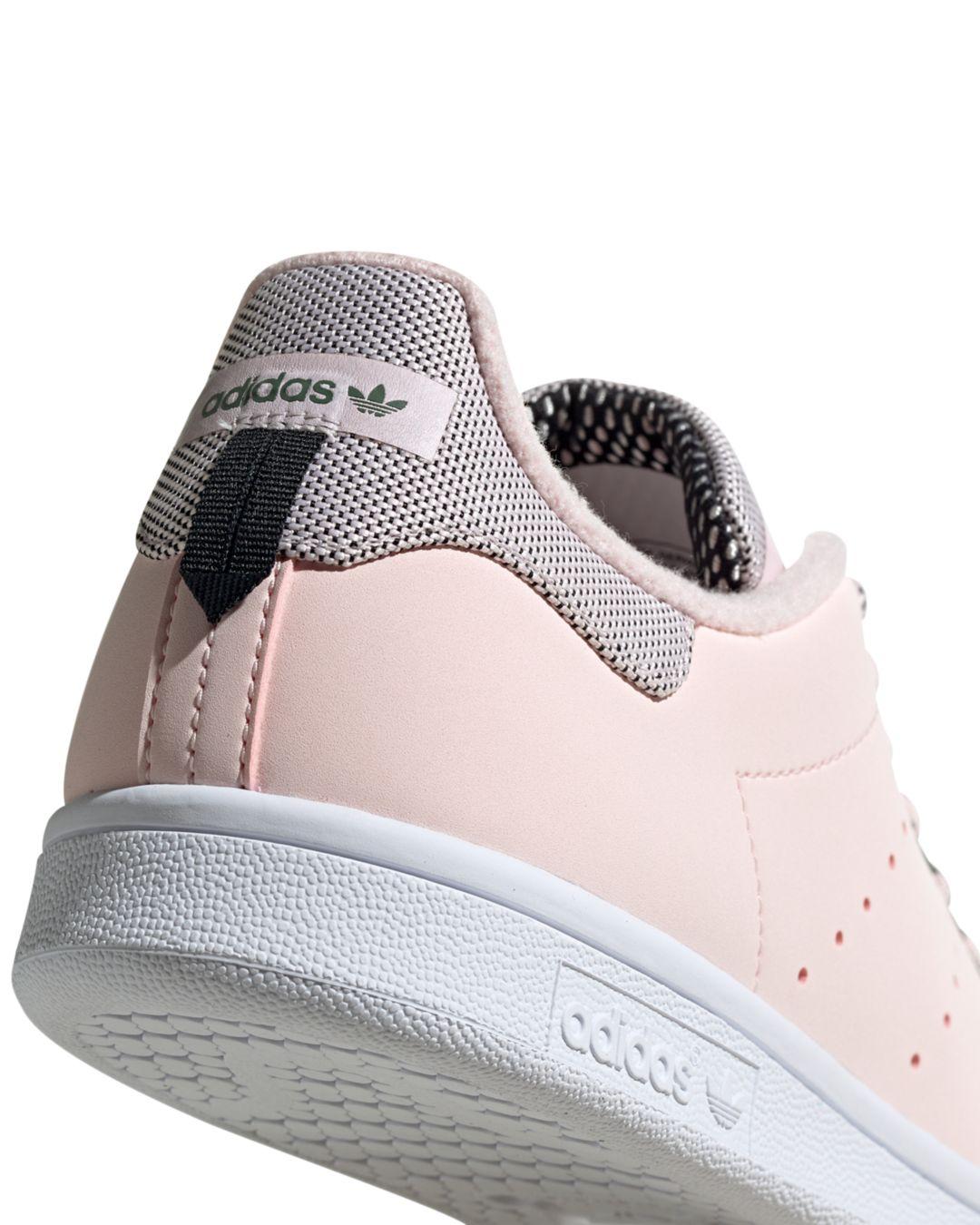 Adidas Leather Women S Stan Smith Lace Up Sneakers In Pink Lyst