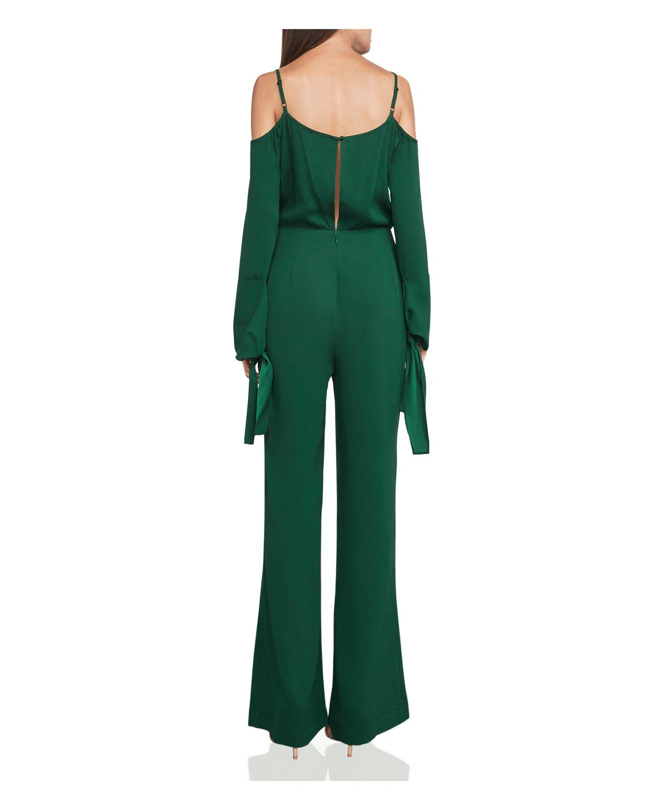 bcbg green jumpsuit