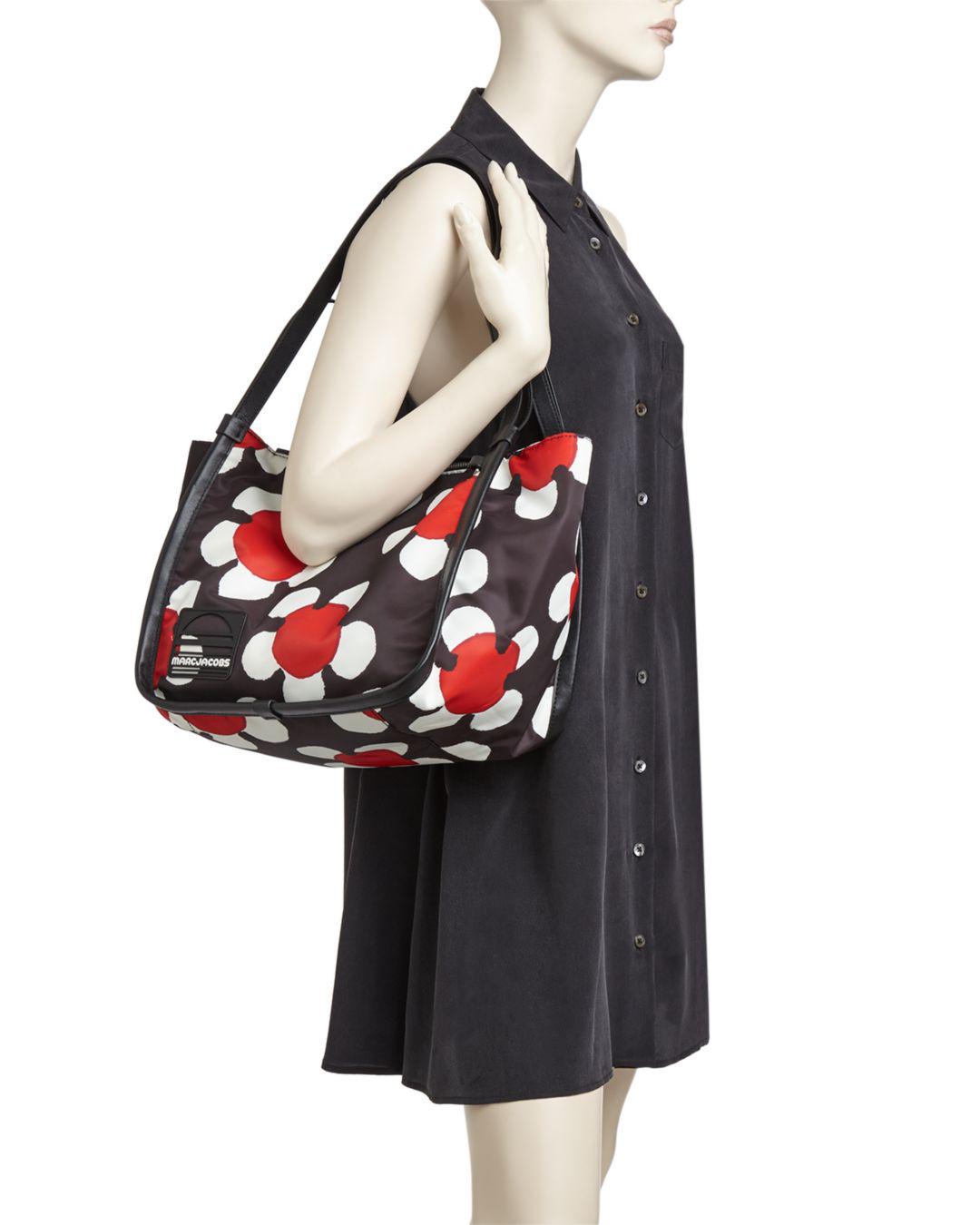 Marc Jacobs Floral Print Sport Tote in Red | Lyst