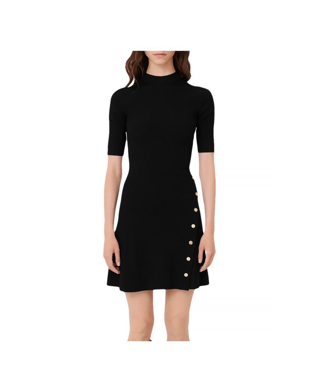 Maje Synthetic Rosea Stretch Knit Mini 