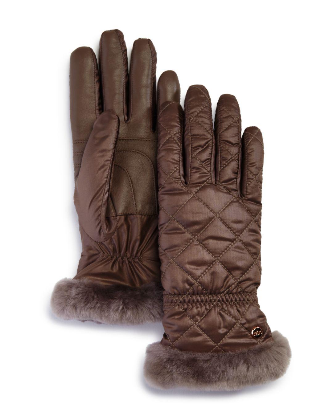 Louis Vuitton Damier Men Graphite Set Scarf Beanie & Lambskin Leather Gloves