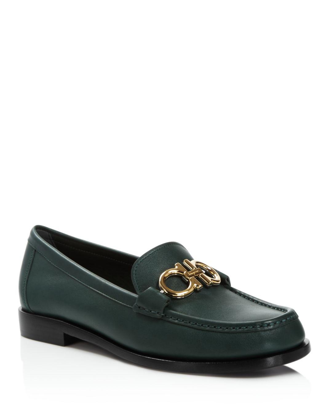 Ferragamo Women's Rolo Reversible Gancini Loafers Lyst