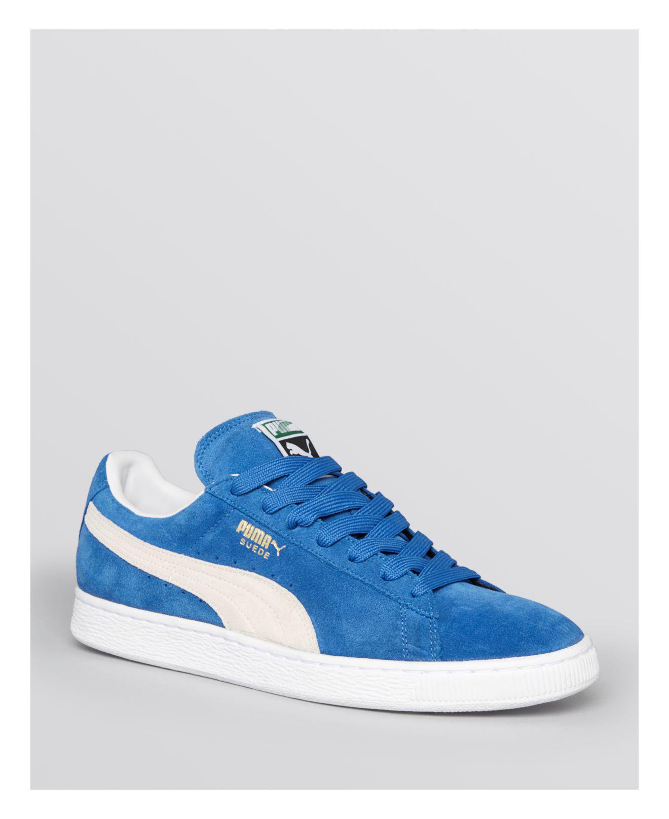 PUMA Suede Classic + Sneakers in Blue for Men - Lyst