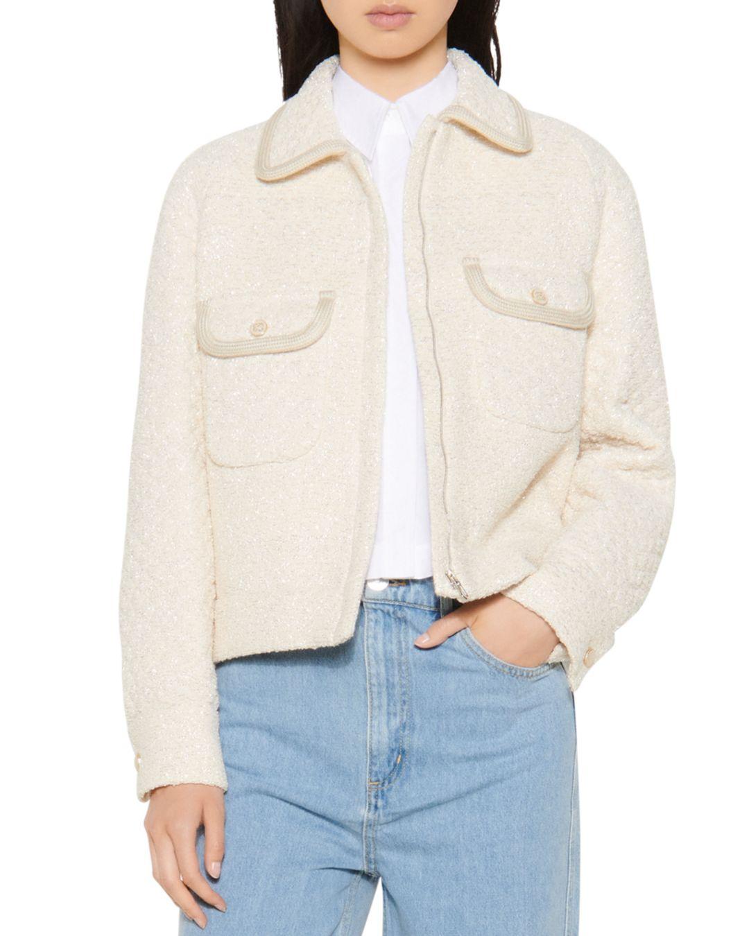 quilted tweed jacket