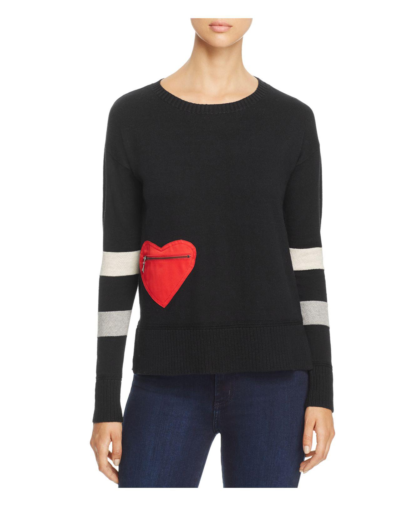 david rose heart sweater