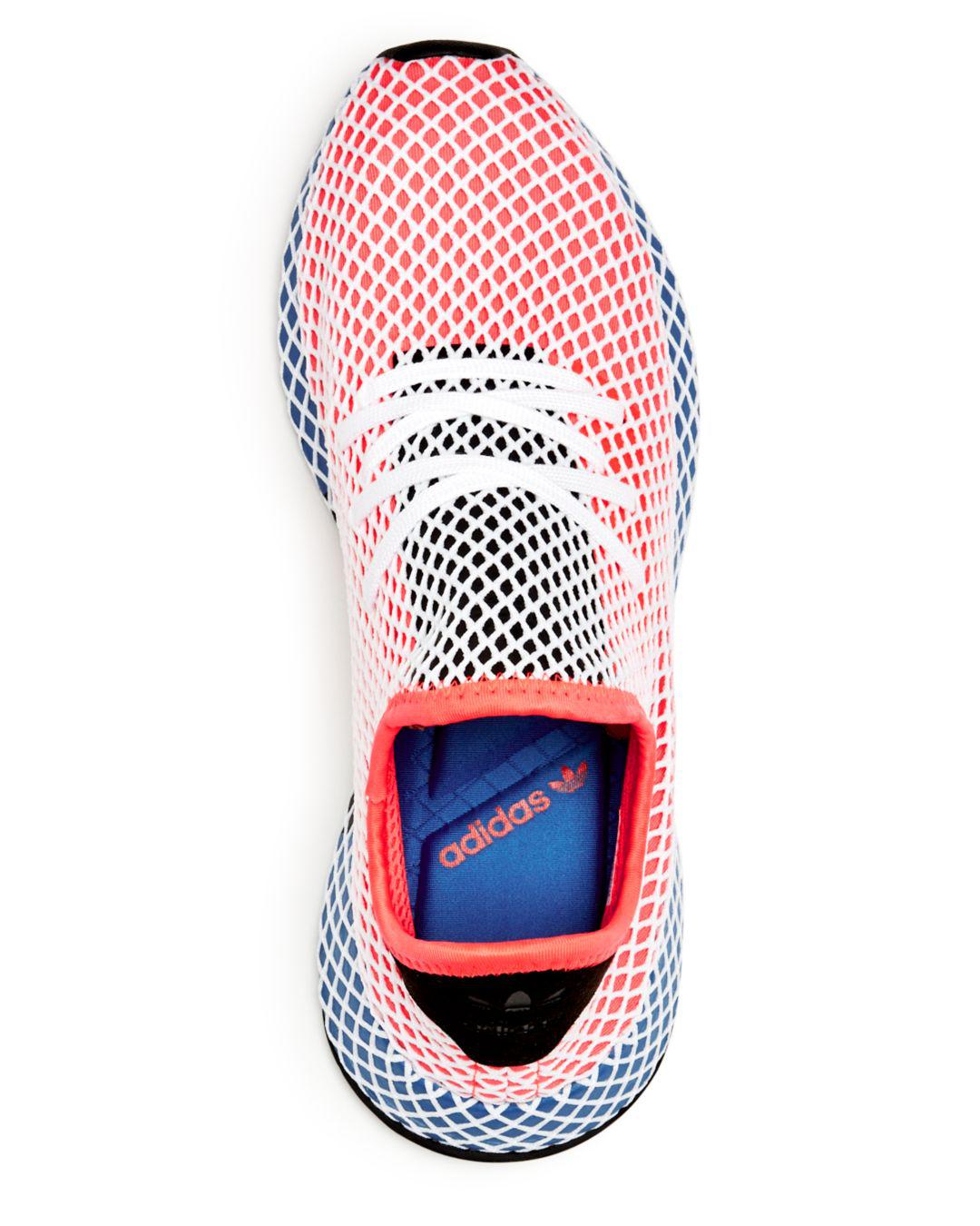 adidas blue net shoes