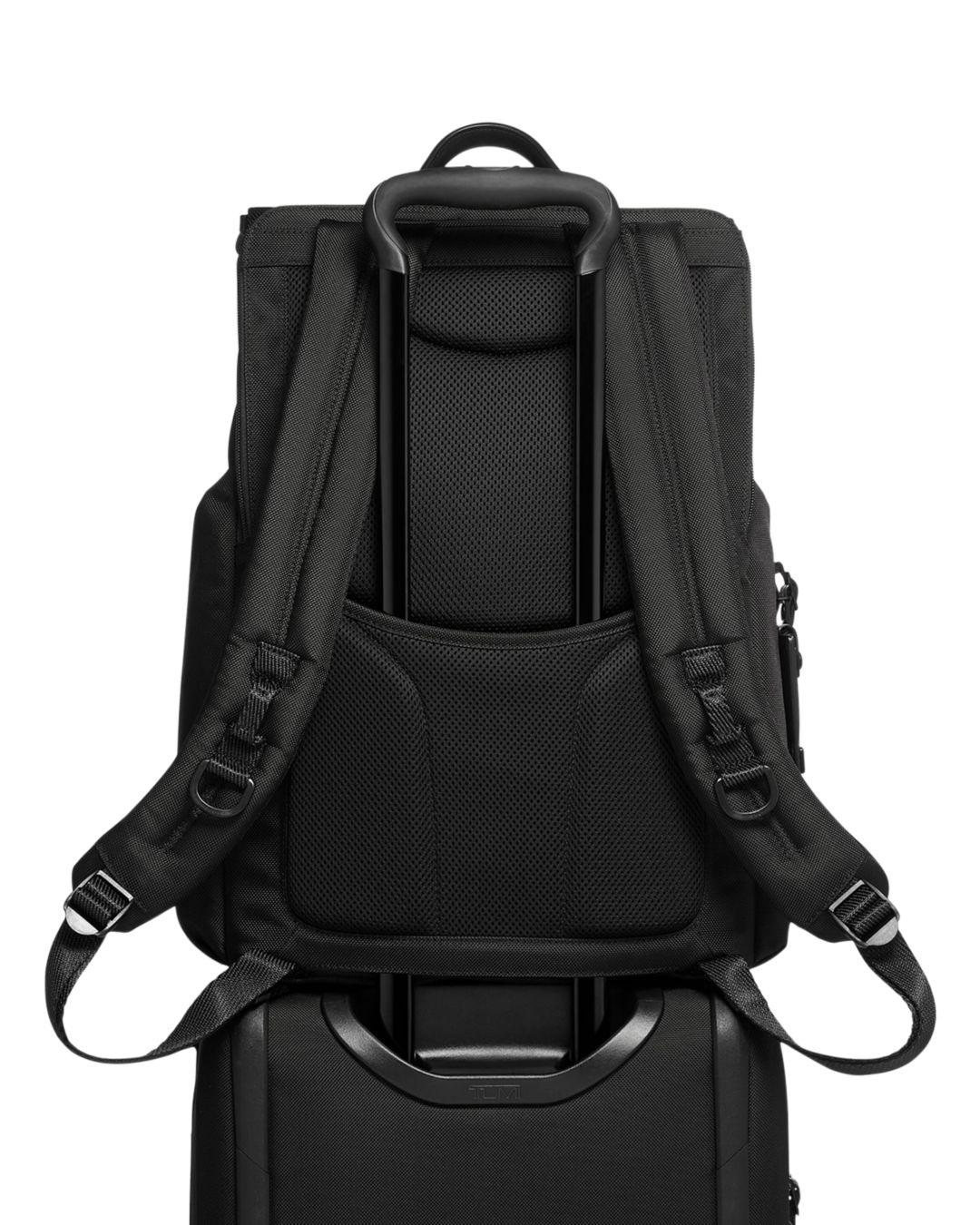 Tumi Leather Alpha Bravo Lark Backpack in Black for Men - Save 20% - Lyst