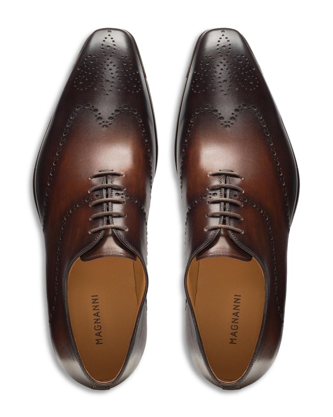 Magnanni Jethro Brogue Wingtip Oxfords 