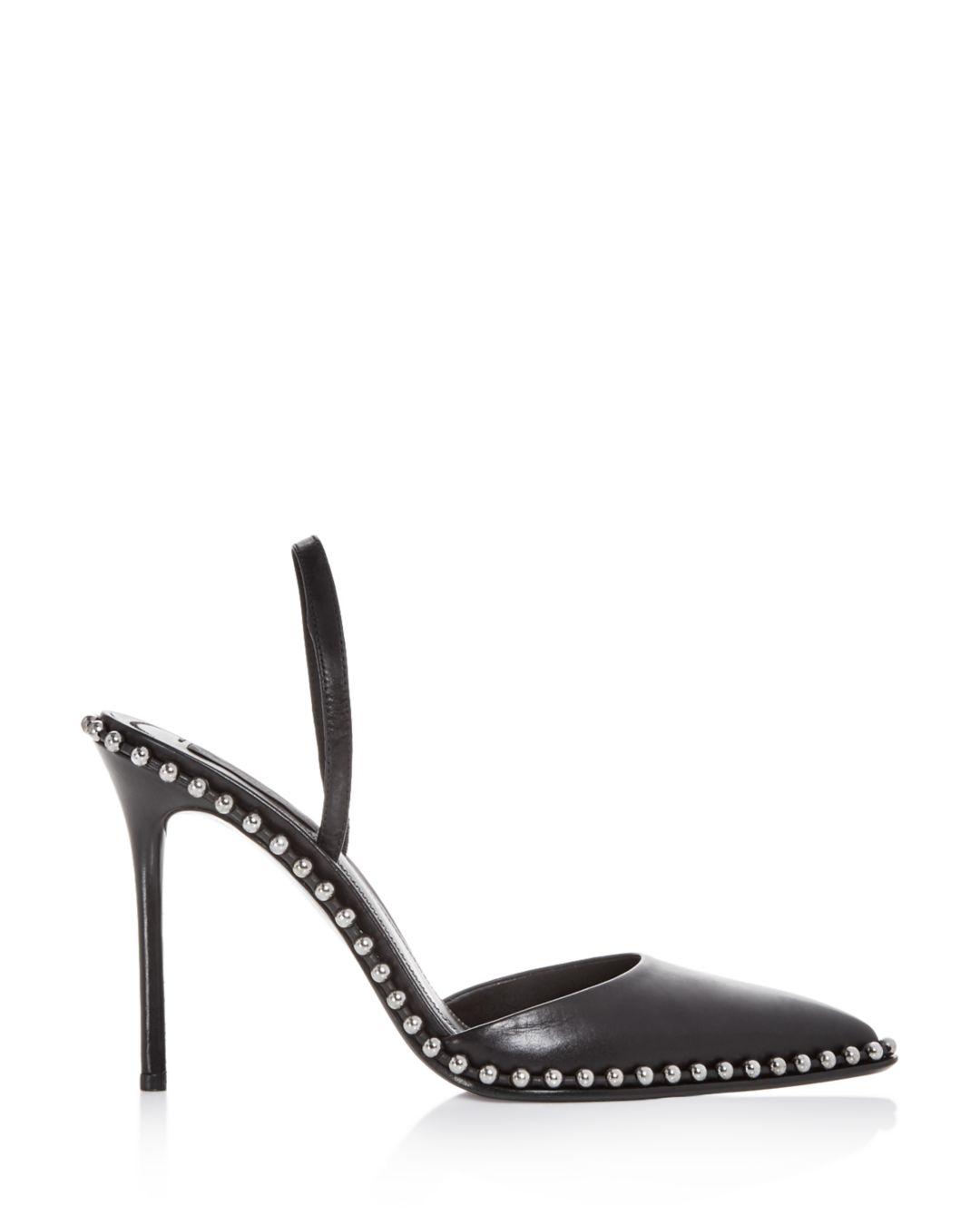 rina studded slingback pump