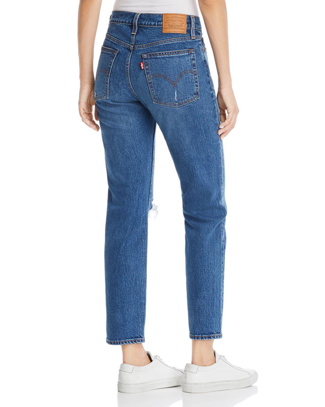 levi's wedgie icon fit straight jeans in higher love