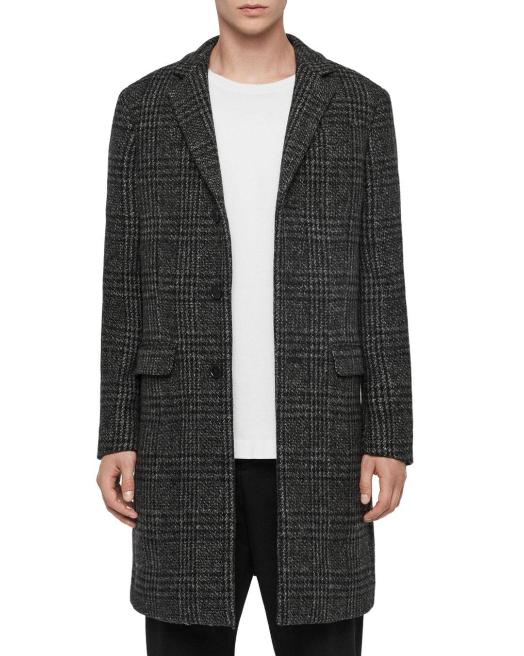 all saints herringbone coat