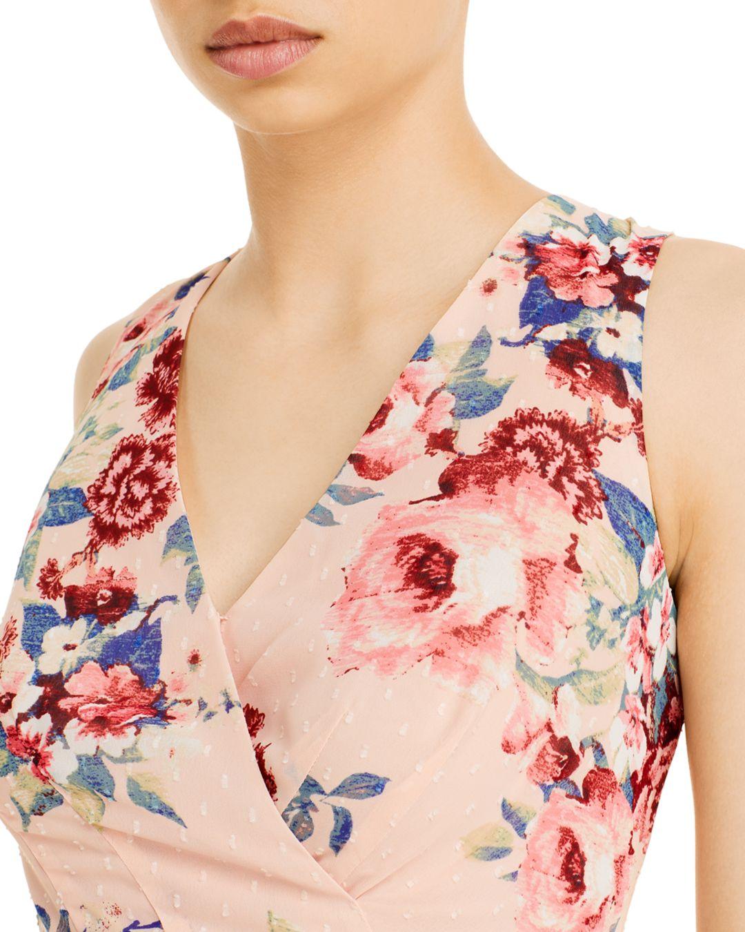 Eliza J Synthetic Sleeveless Flutter 
