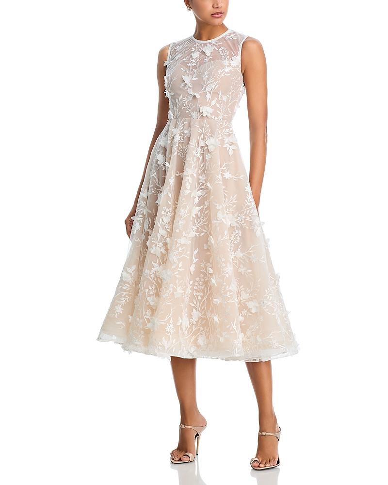 Bronx and Banco Saba Midi Dress in Natural | Lyst