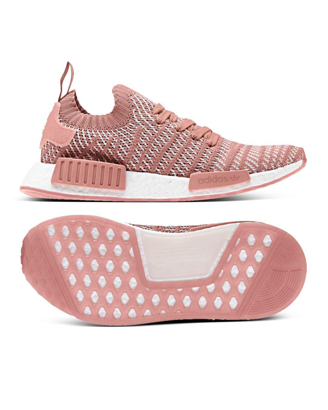 adidas nmd r1 womens pink and white