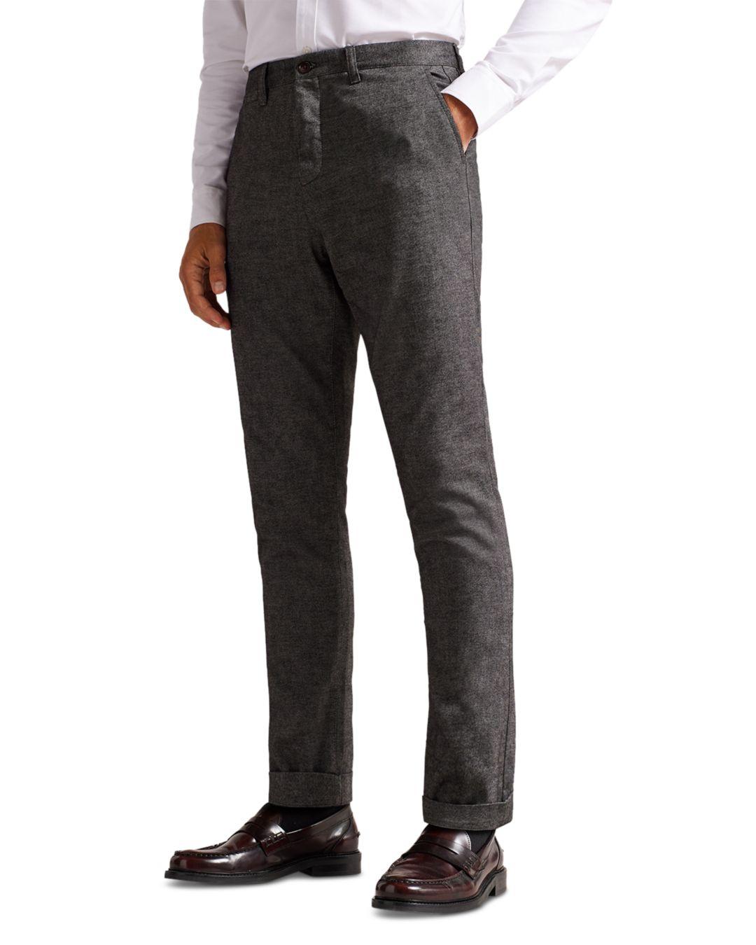 Ted Baker Chilt Irvine Slim Fit Dress Pants in Black for Men Lyst